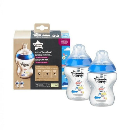 Tommee Tippee Closer to Nature Baby Bottles (2 Pack)