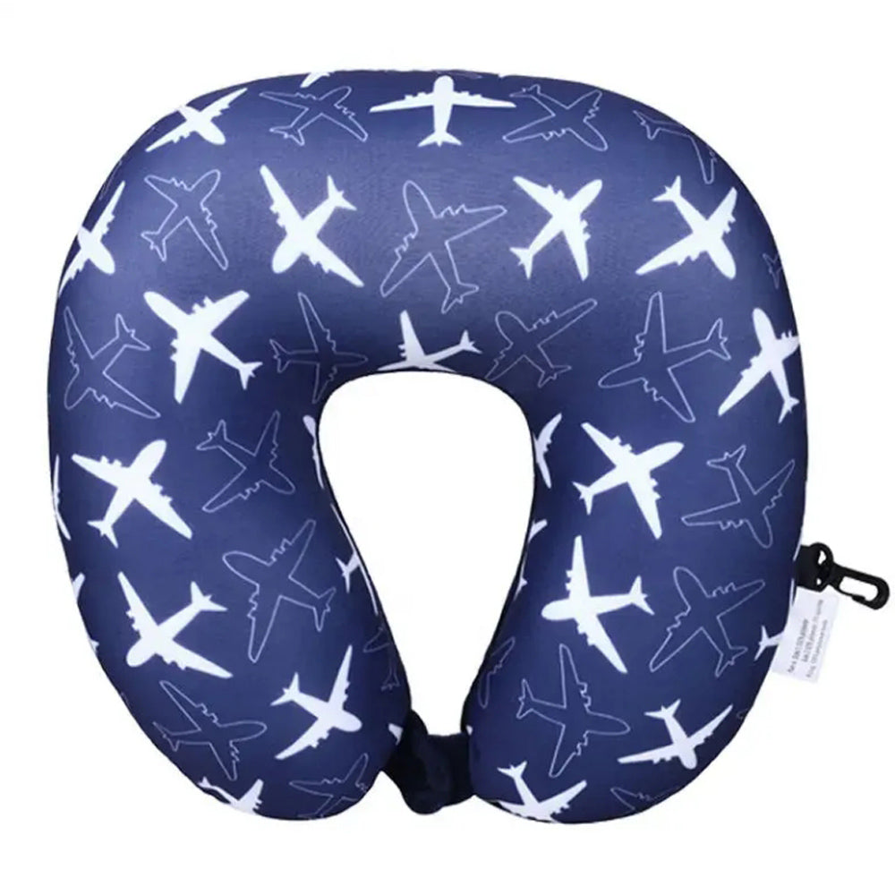 U-Shaped Travel Neck Pillow with 360-Degree Head Support
