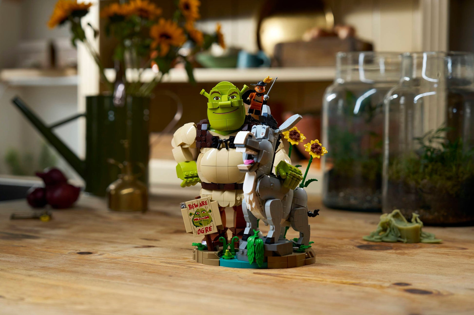 Shrek, Donkey & Puss in Boots