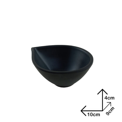 Dip Black Melamine Dinnerware