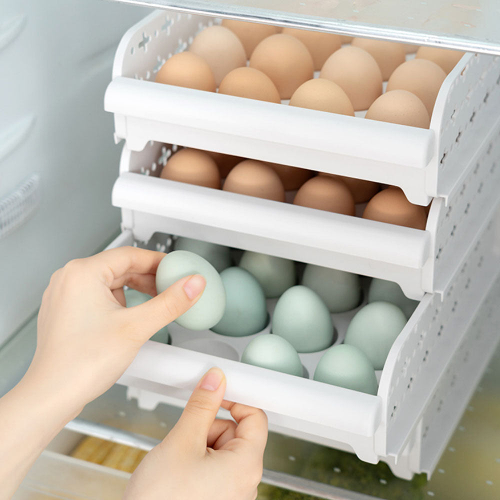 Single Layer, 20 Grid Anti-collision Egg Drawer, 1 Pc