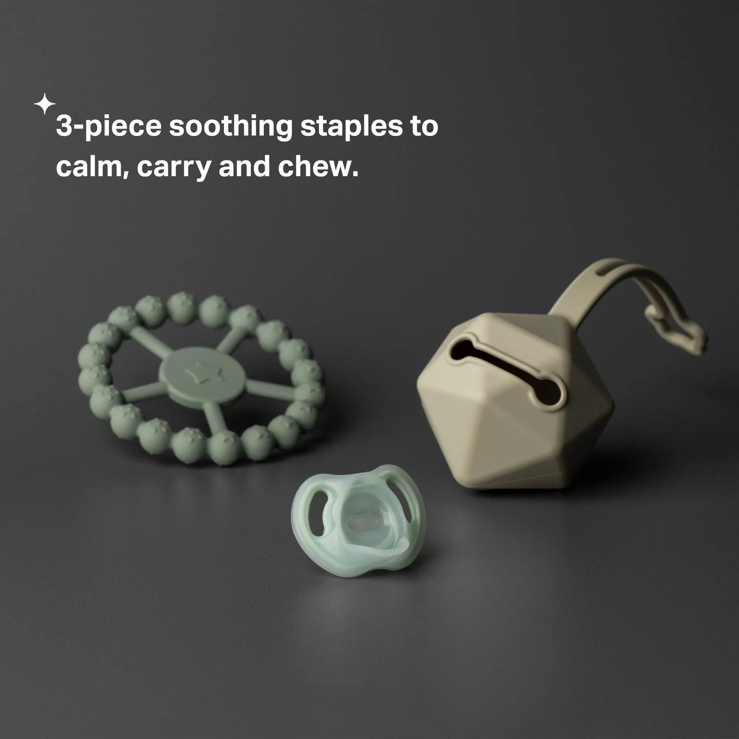 Green Soothing Silicone Comfort Gift Set