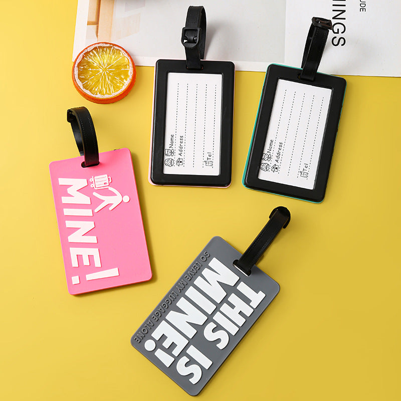 This Is Mine Silicone Travel Luggage Tags