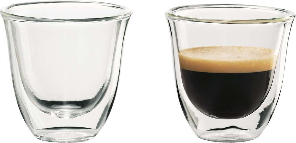 Double Wall Espresso Cups, 2 per set by De'Longhi