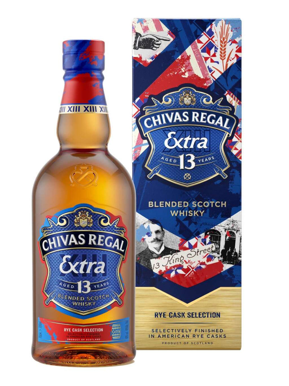 Chivas Blended Whiskey Extra 13YO American Rye Cask / 700ml