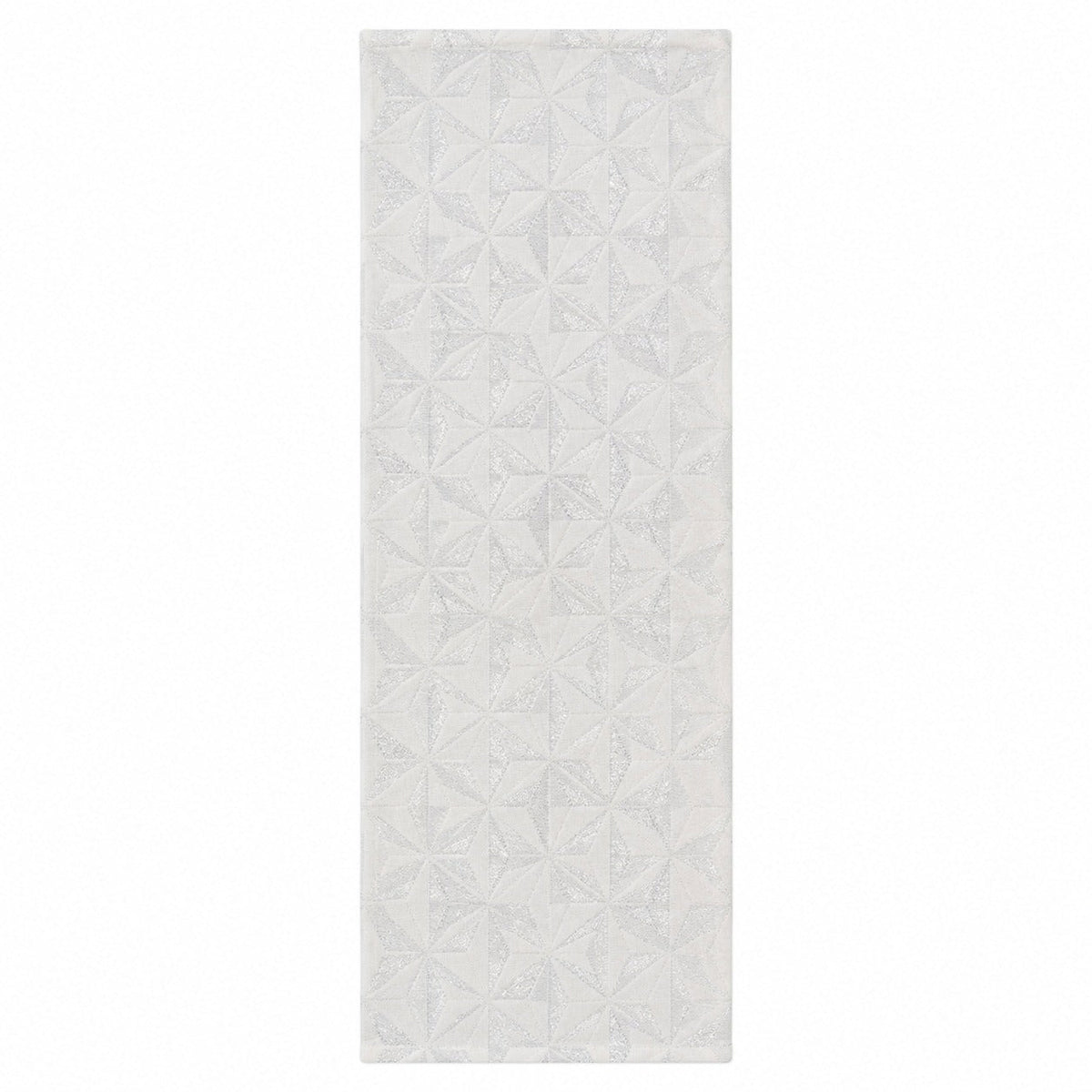 Migros White & Silver Table Runner