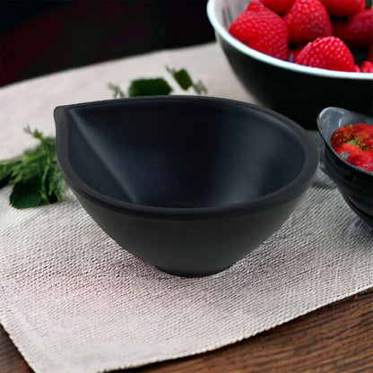 Dip Black Melamine Dinnerware