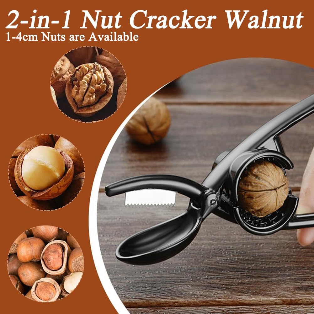 2-in-1 Chestnut & Walnut Cracker