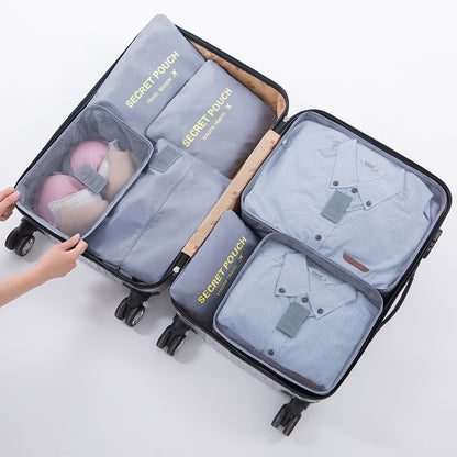 7-Pcs Travel Clothing Sorting And Storage Bag