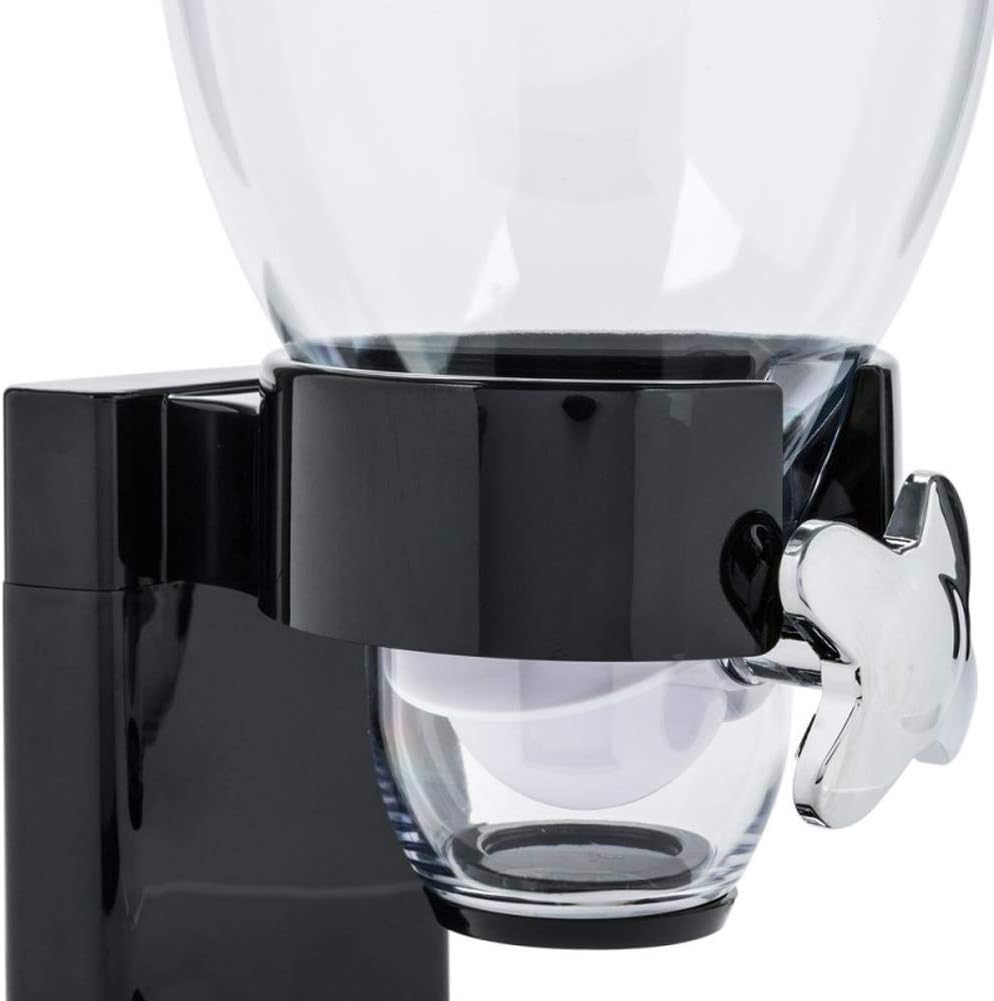 Single Cereal & Dry Food Dispenser Black