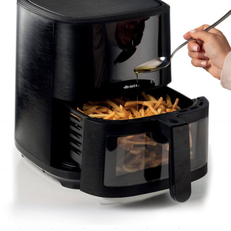 Ariete 4626 Air Fryer 6L, w/ Window Door Basket, 1300W