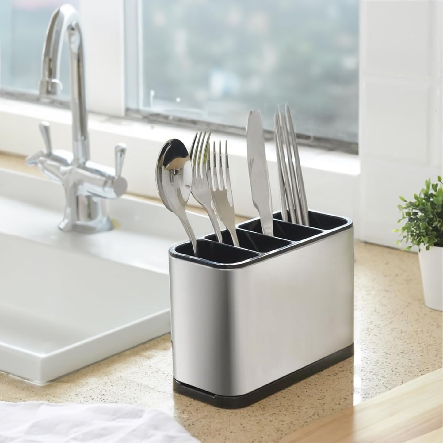 Stainless Steel Kitchen Utensils Holder