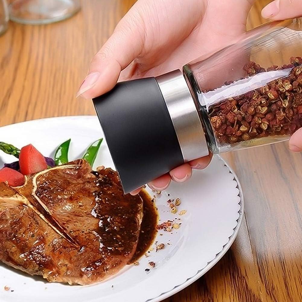 Danny Home Pepper Mill Seasoning Bottle 13-cm Black