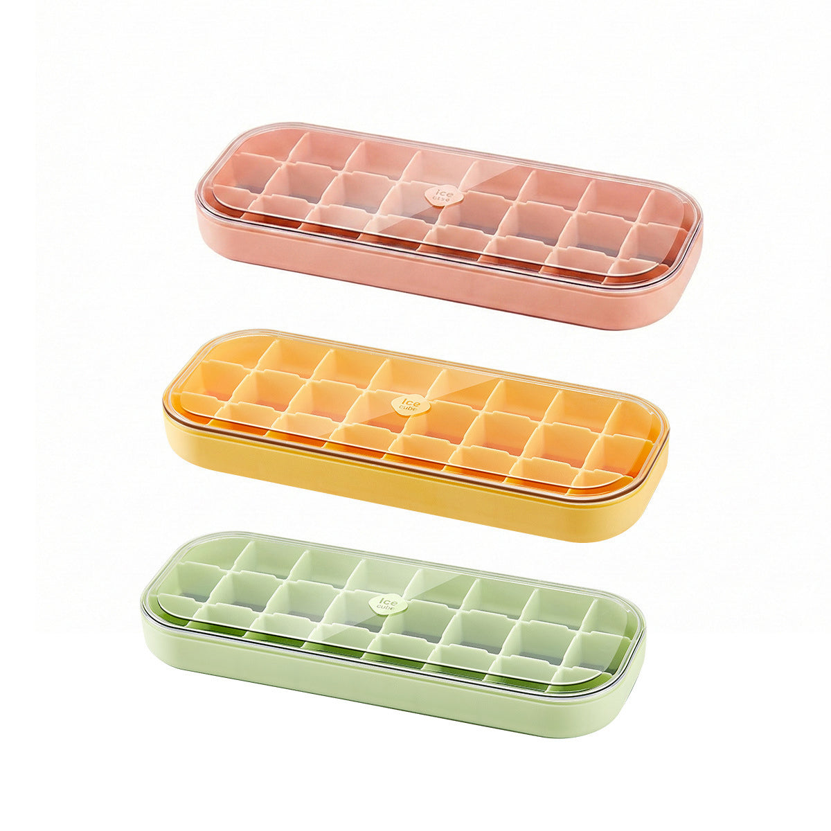 Ice Cube Tray with Lid Included (24 Grid) #2522