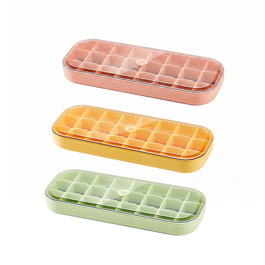 Ice Cube Tray with Lid Included (24 Grid) #2522