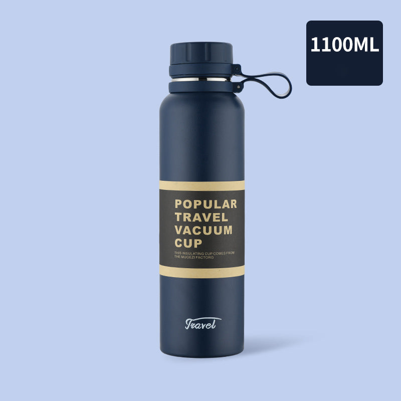 1100-ml Portable Stainless Steel Insulation Pot Spray Plastic with Handle