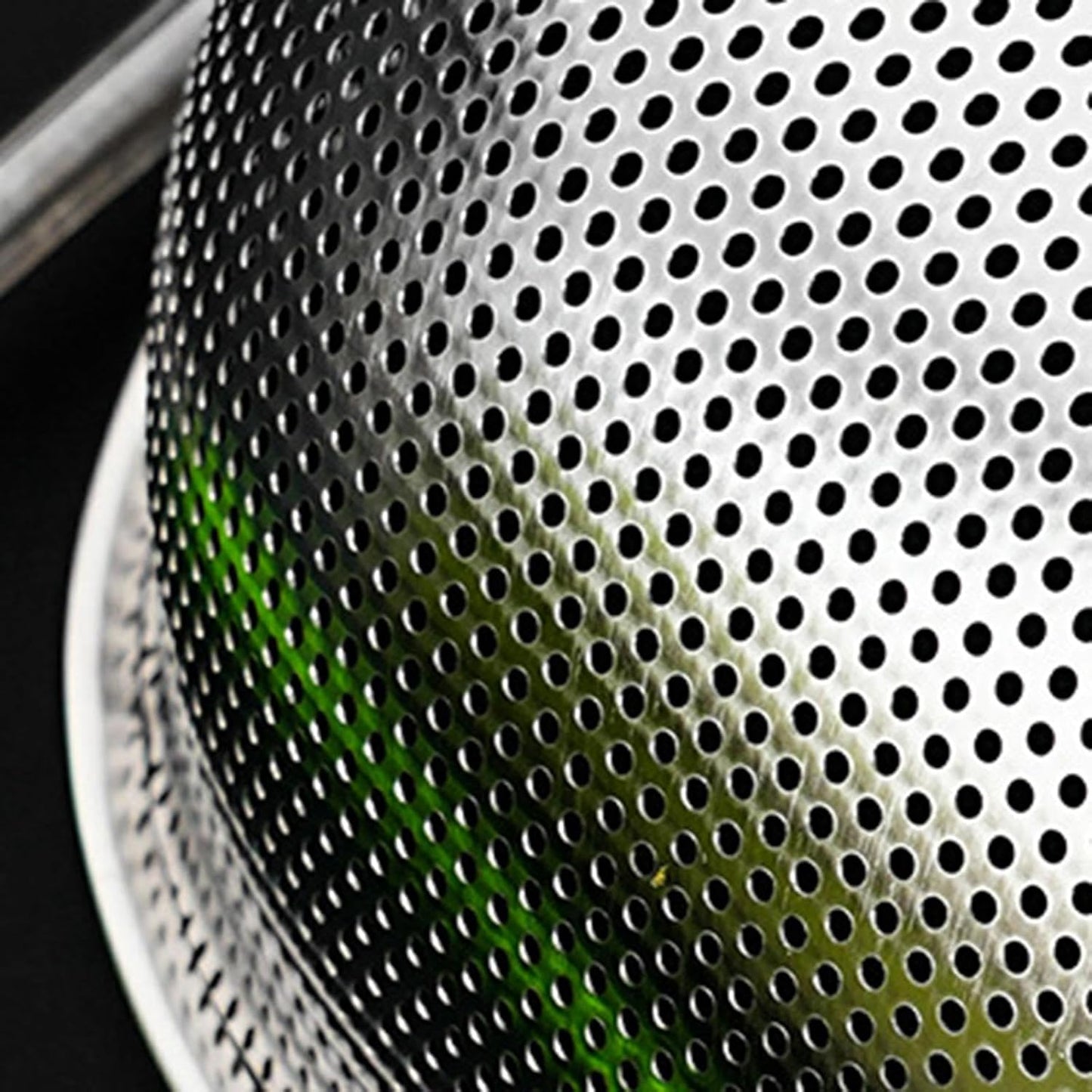 Over the Sink Stainless Steel Colander with Expandable Anti-slip Rubber Grip Handles