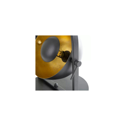 Nino Germany OLE Table Lamp – Rotatable Matte Black & Gold Designer Accent Light