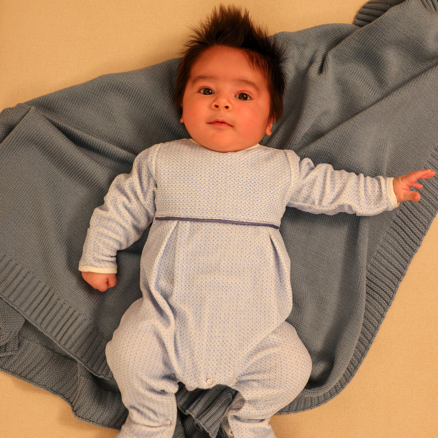 Cosset Loungewear Moments Mommy & Me Loungewear Set – Blue " Small"