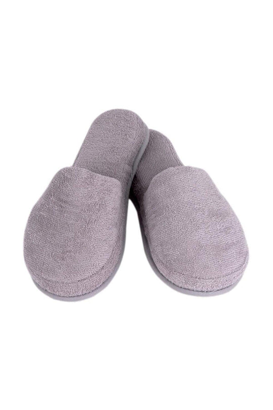 Fluffy Bamboo Cotton Slippers Grey