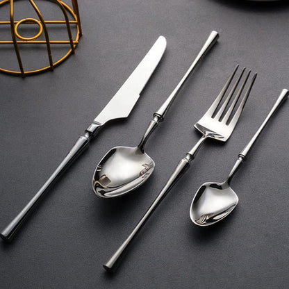PROUD 5-Pieces Brilliant Stainless Steel 304 Silverware Tableware Cutlery Set ( 666 )