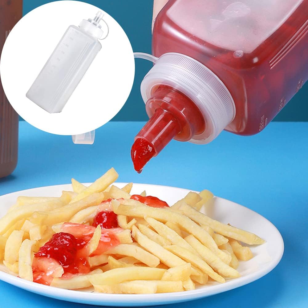 Square Plastic Seasoning Bottle 600ml