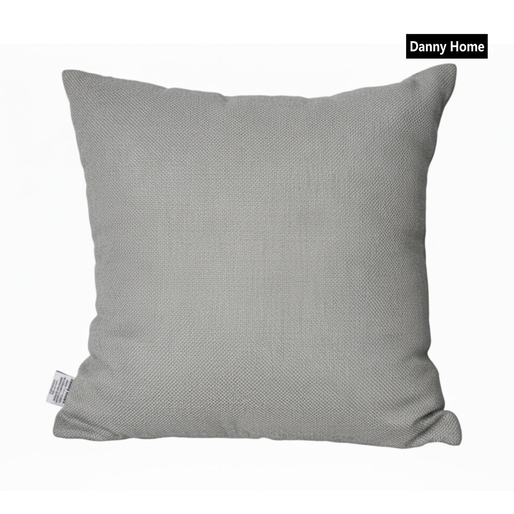 Danny Home Polypropylene Fabric Cushion – Grey 50x50cm