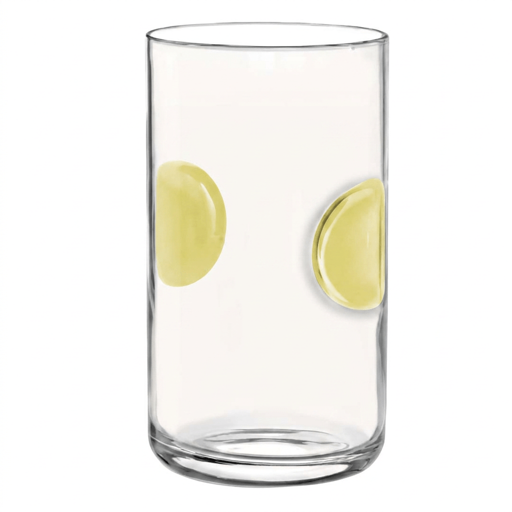Bormioli Rocco Giove Glass with Colorful Circles