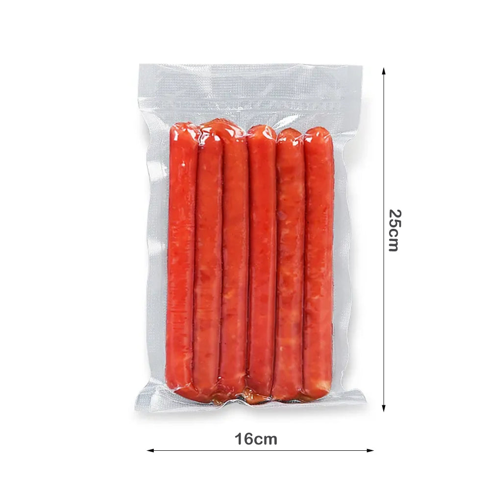 100-Pieces Vacuum Sealer Bags 25*16-cm