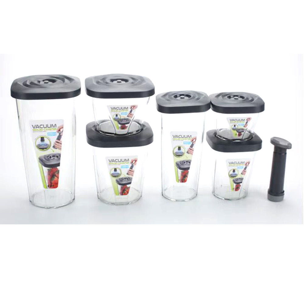 6 PCS Food Storage Container with Vacuum Sealed Set