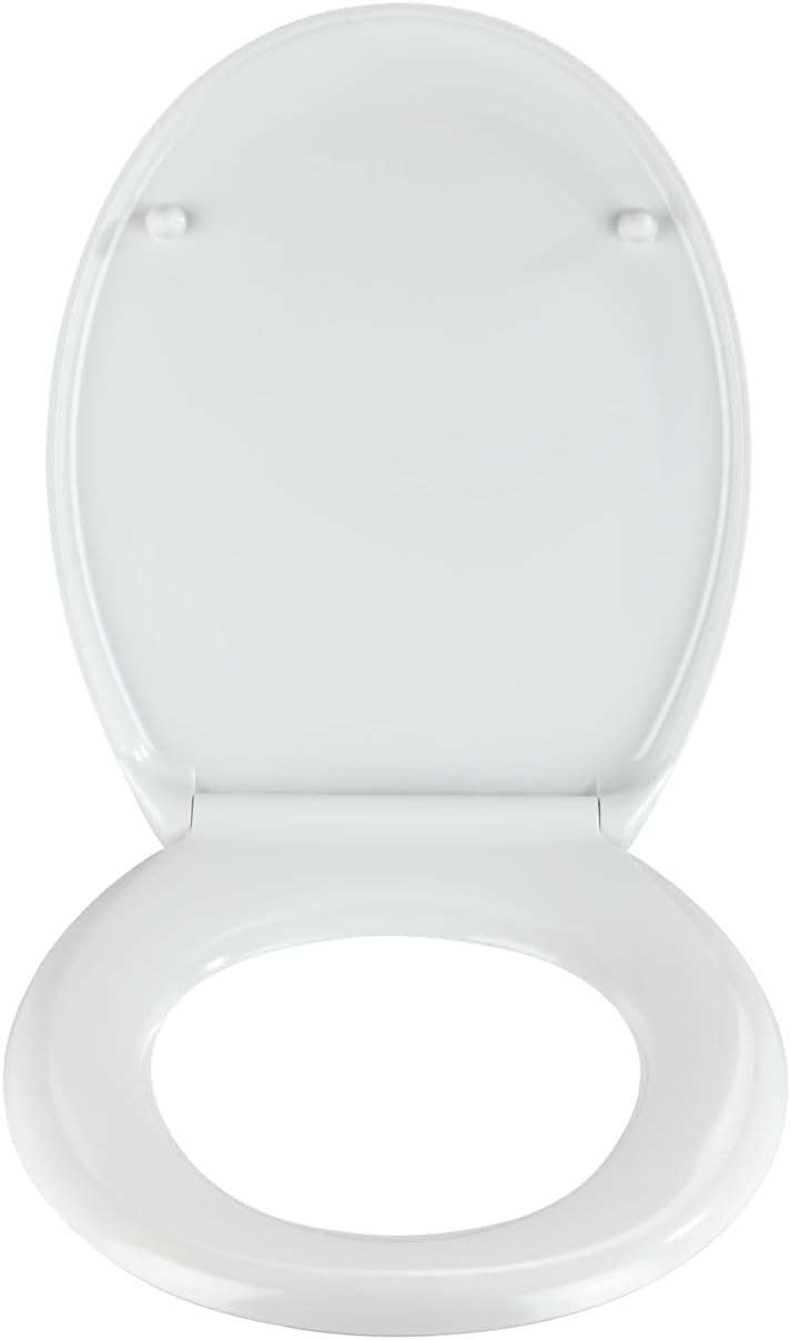 Wenko Quilted Luxury Duroplast WC Seat with Soft Close & Fix-Clip System