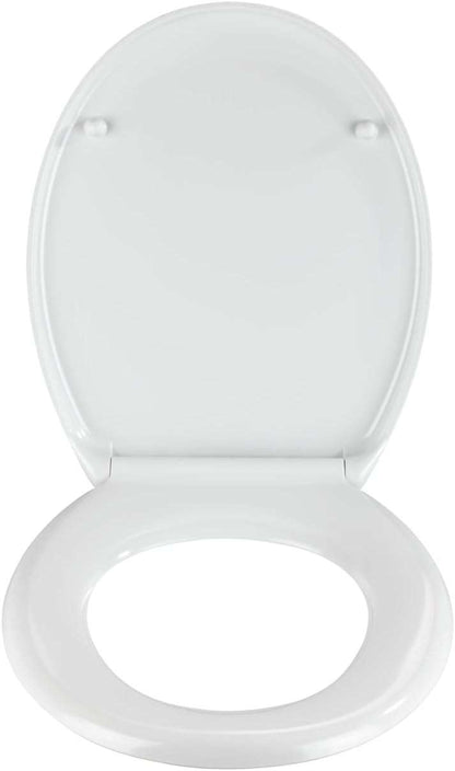 Wenko Quilted Luxury Duroplast WC Seat with Soft Close & Fix-Clip System
