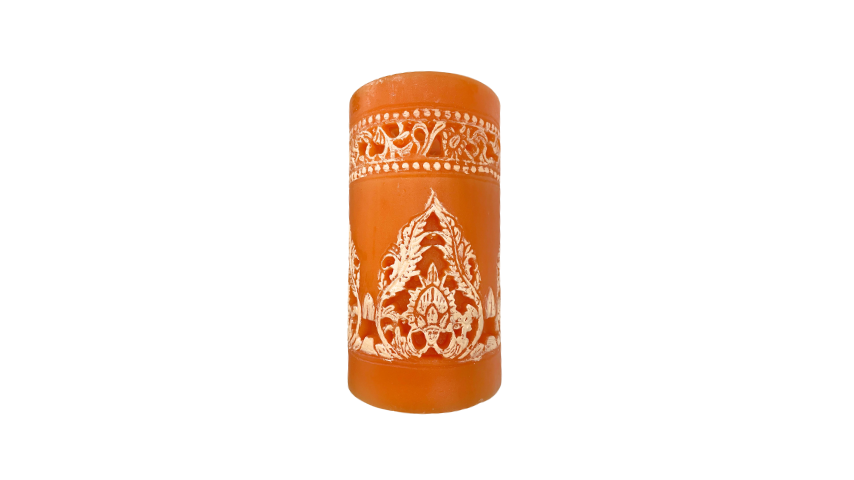 LED Christmas Candle Orange
