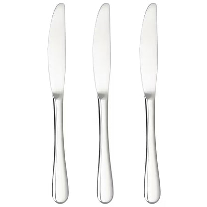 PROUD 3-Pieces Stainless Steel Dinner Knife Silverware Set