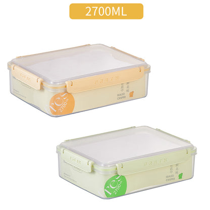 Microwave plastic Food Storage With Smart Lock Lids 2700ml