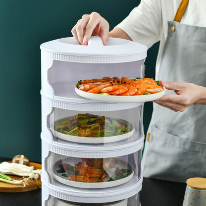 Transparent Stable Stack-able Food Insulation Covers Dust-proof