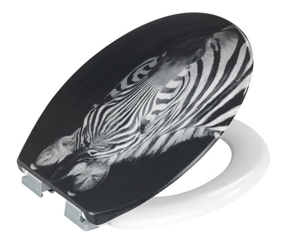 Toilet Seat Zebra  by Wenko.de