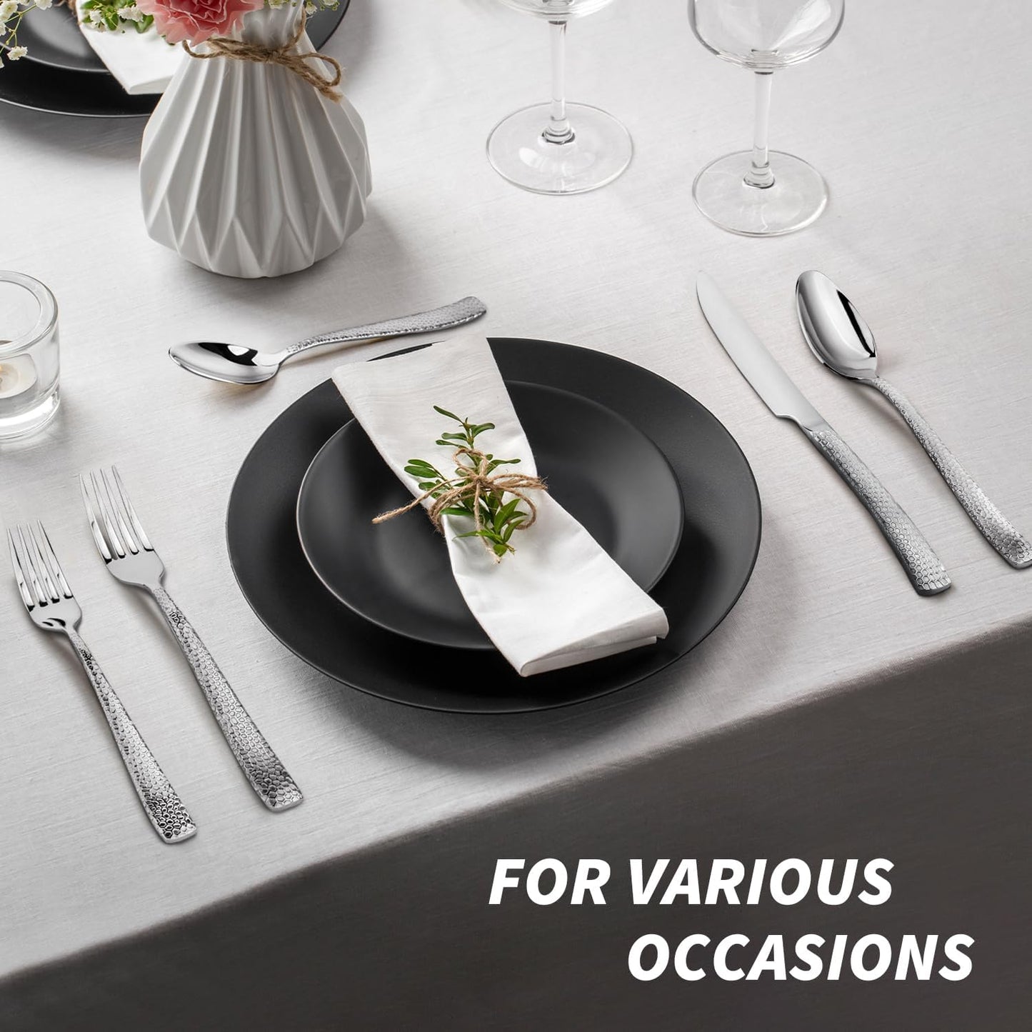 PROUD 5-Pieces Brilliant Stainless Steel 304 Silverware Tableware Cutlery Set ( 304 )
