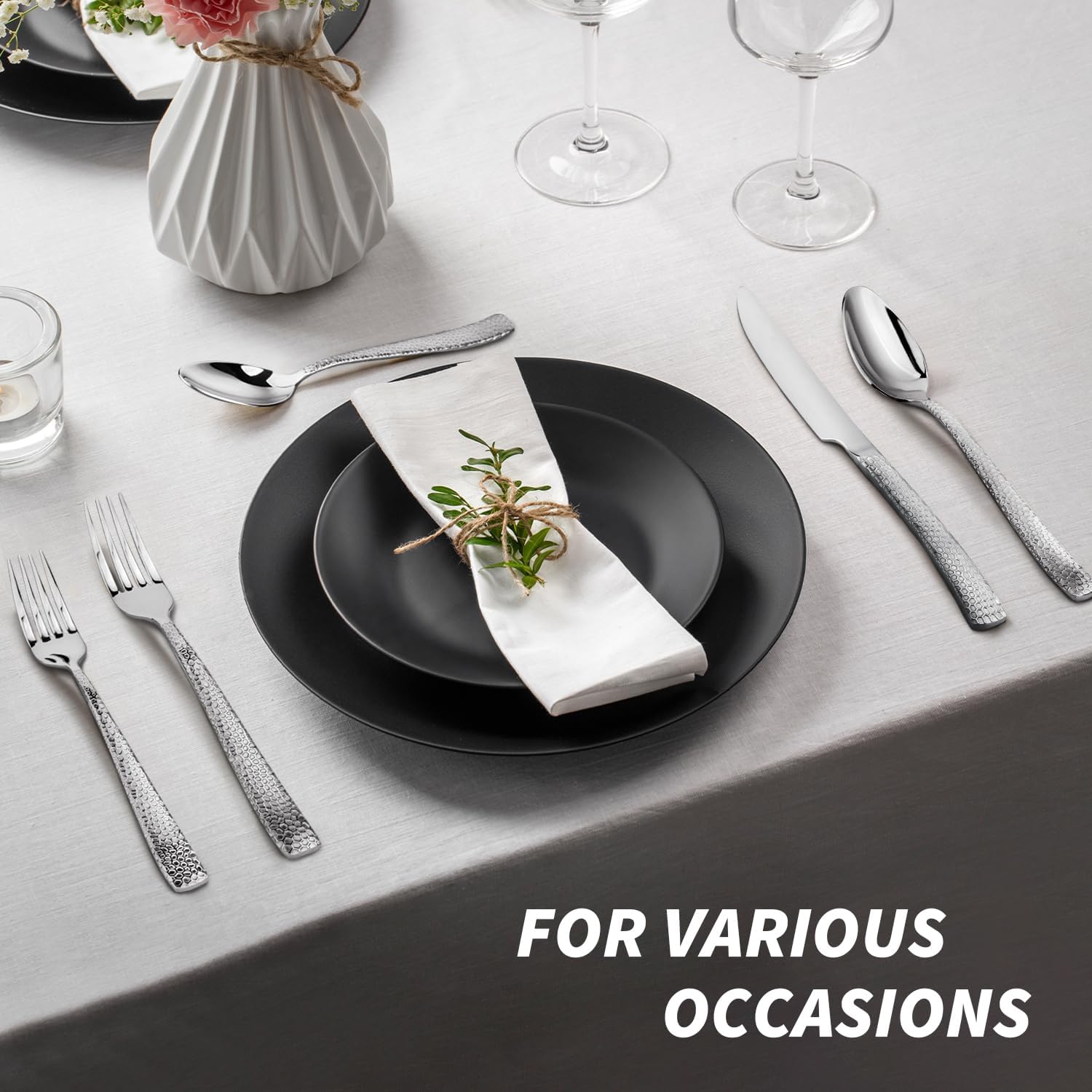 PROUD 5-Pieces Brilliant Stainless Steel 304 Silverware Tableware Cutlery Set ( 304 )