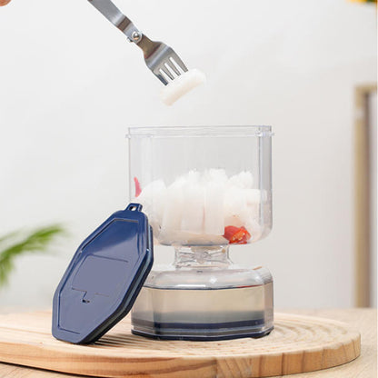 Olive & Pickle Plastic Jar Strainer with Spoon
