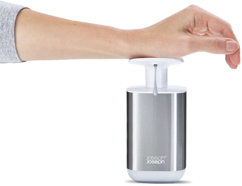 Presto™ Stainless-steel Hygienic Soap Dispenser By Joseph Joseph