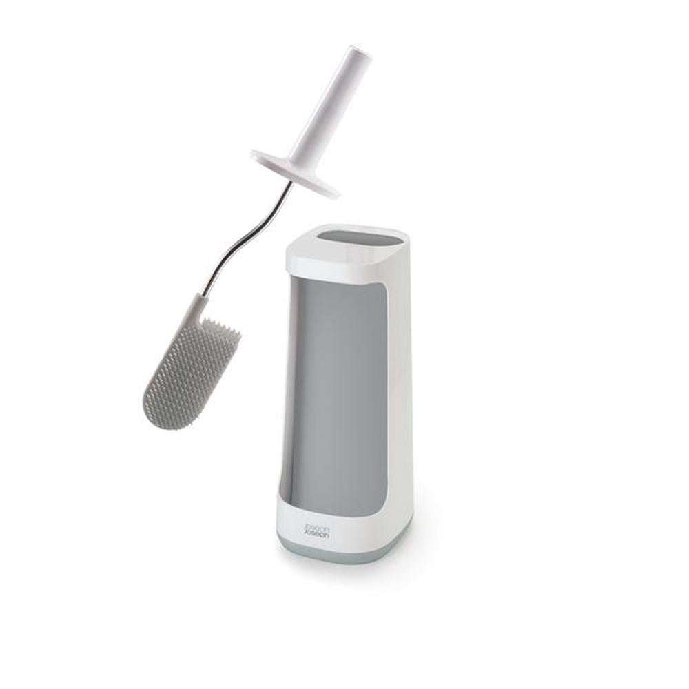 Flex Plus Toilet Brush With Storage Caddy – Grey By Joseph Joseph