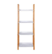 Wenko shelving unit finja 4 tiers bamboo