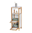 Wenko shelf finja with 2 compartments and drawer bamboo