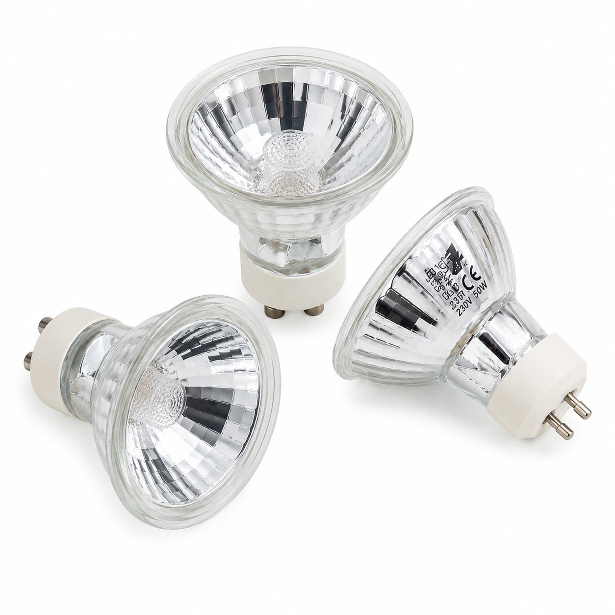 Migros Classic GU10 Halogen Reflector Bulb 50W 230V – Pack of 3