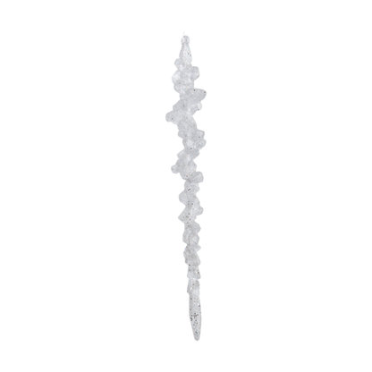 25 cm glittery icicle ornament (KAEMINGK)