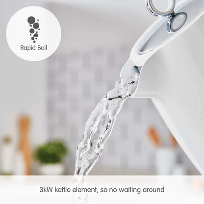 Verve Jug Kettle - White -1.7L by Morphy Richards