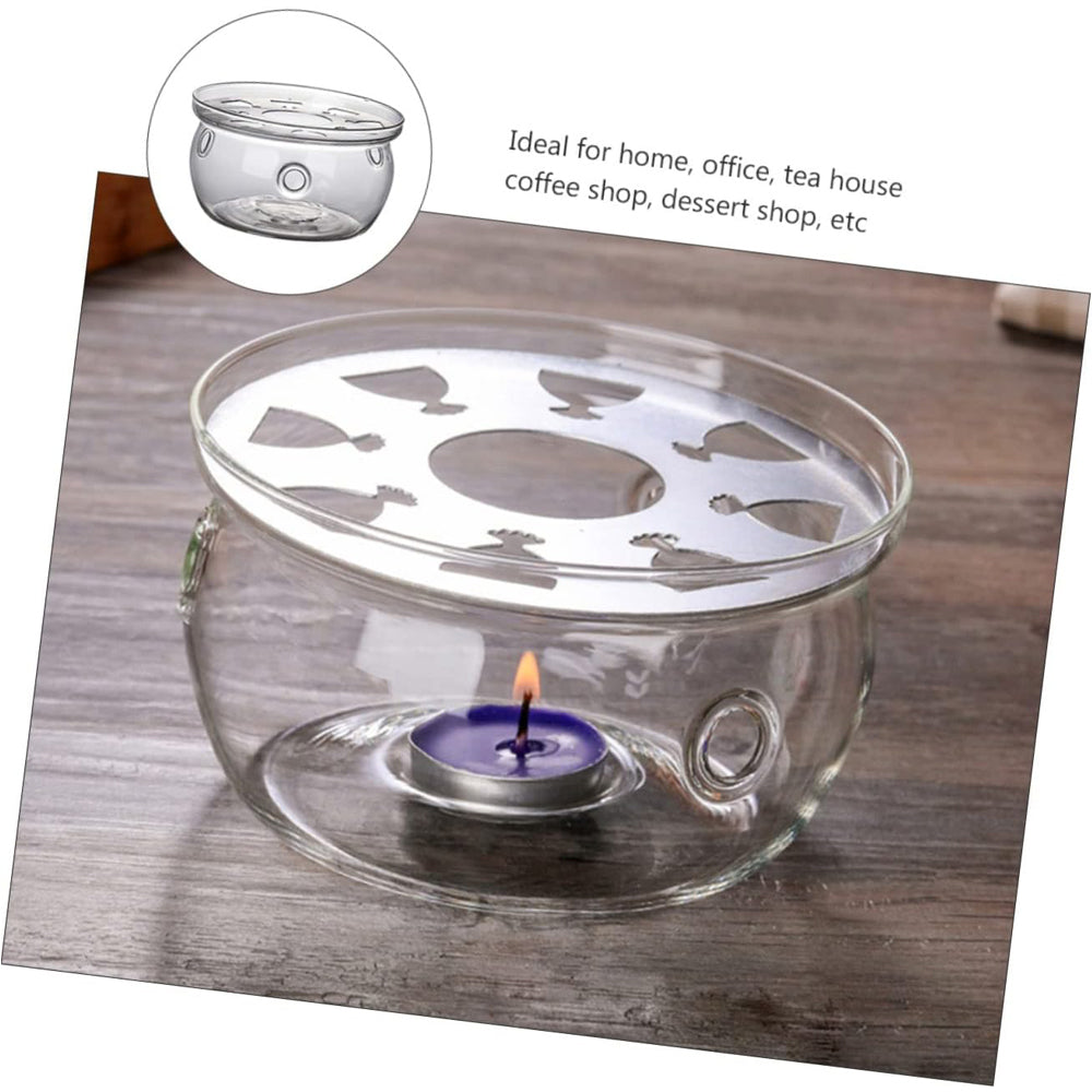 Glass Candles Warmer with Stainless Steel Trivet