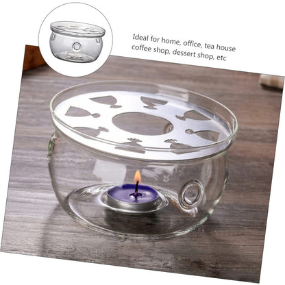 Glass Candles Warmer with Stainless Steel Trivet