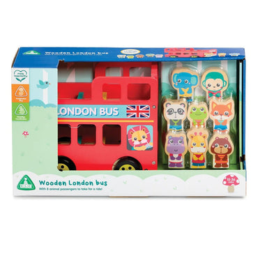 Early Learning Centre Wooden London Bus Playset